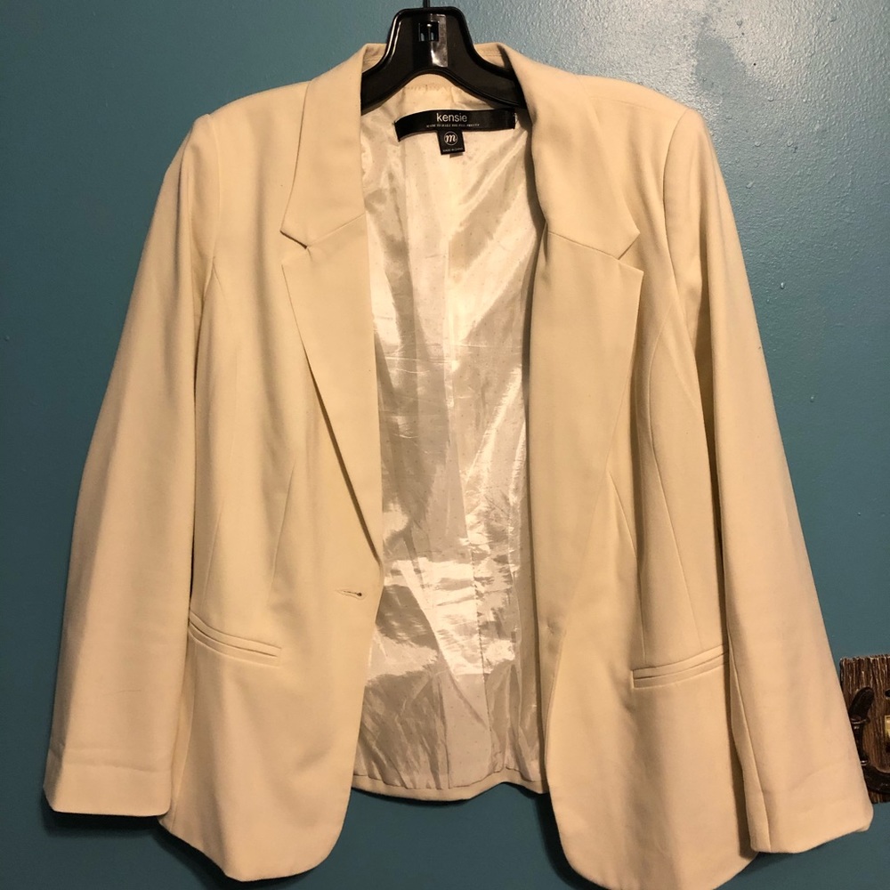 White Soft Blazer